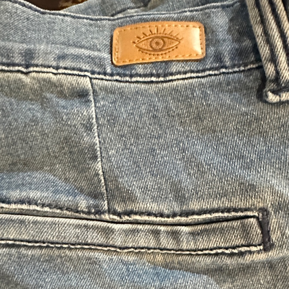 Sofia By Sofia Vergara Light Blue Cargo Jeans - image 1